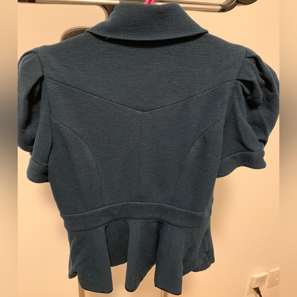 Teal wool top - Picture 4 of 4